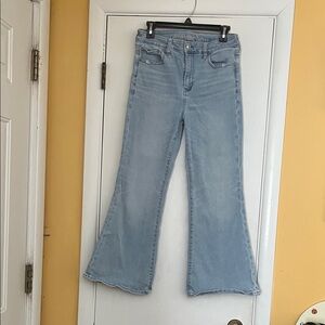 American Eagle Outfitters Light Blue Flare Jeans